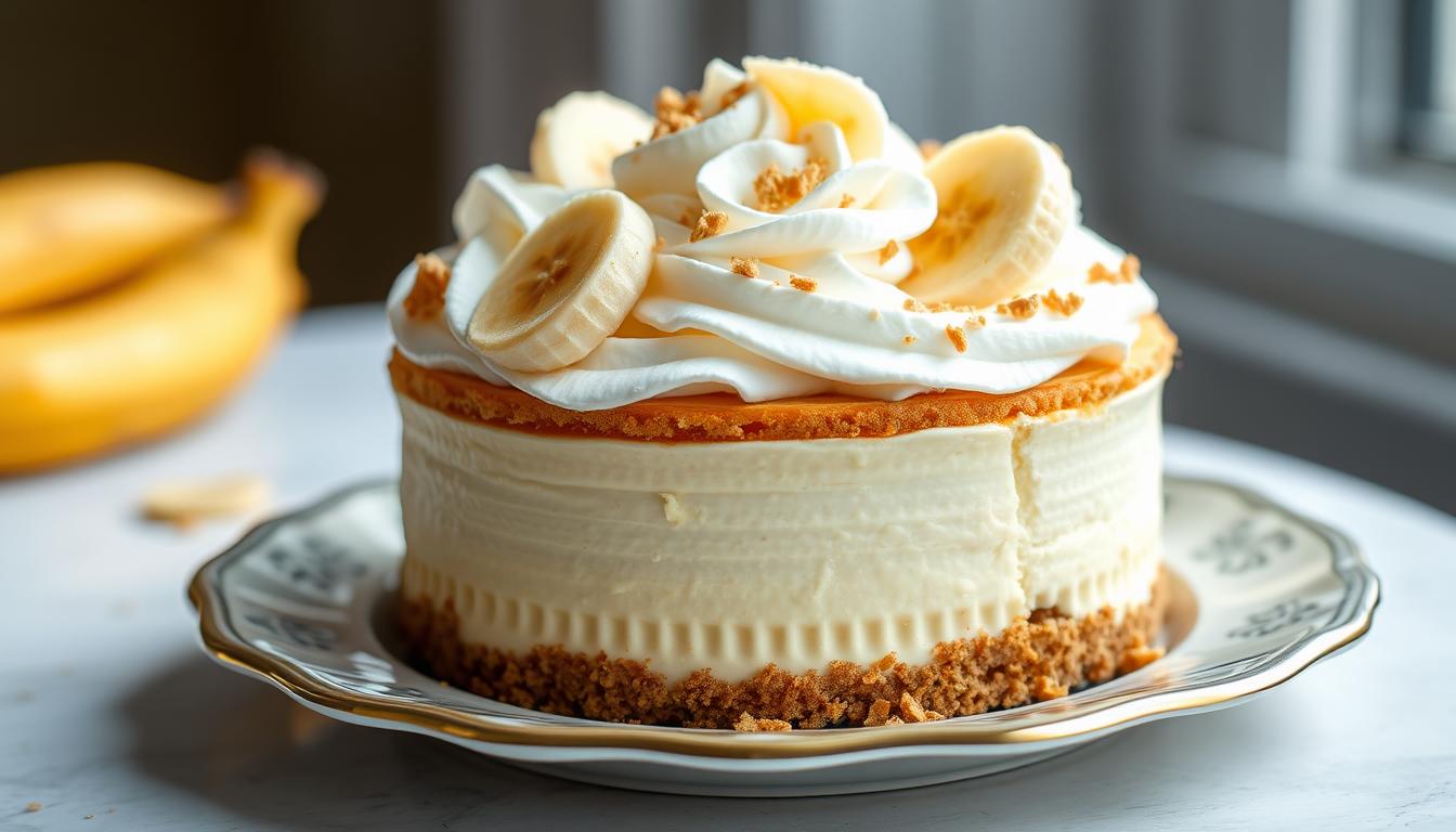 banana cream cheesecake dessert