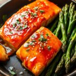 Honey Garlic Salmon and Asparagus