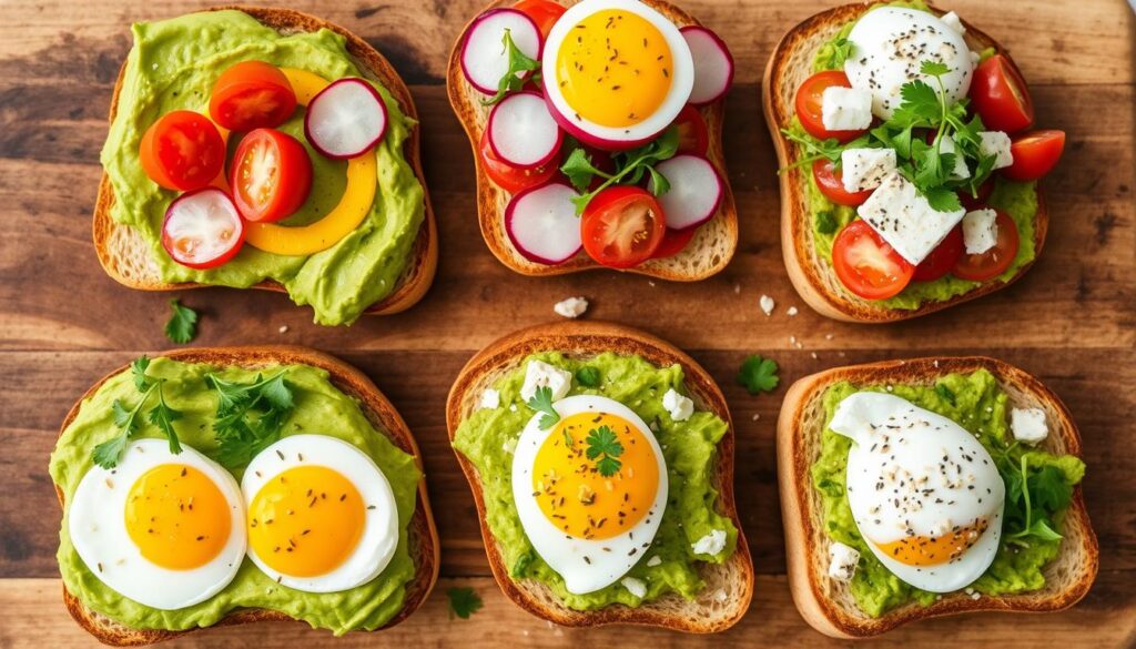 avocado toast variations