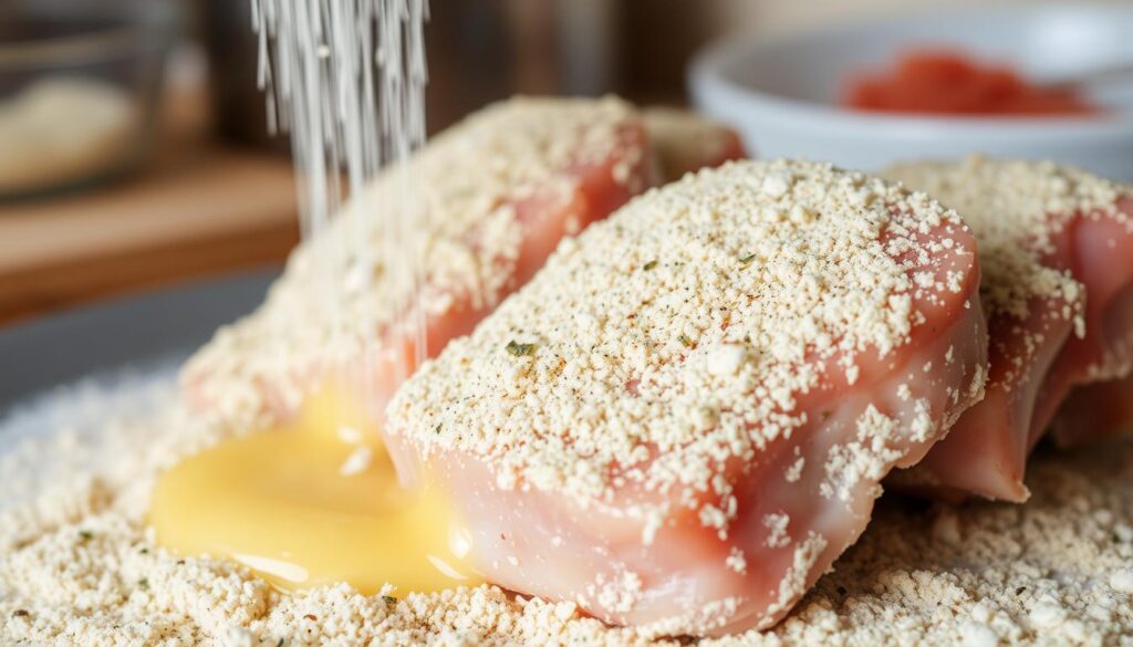 breading techniques for pork chops