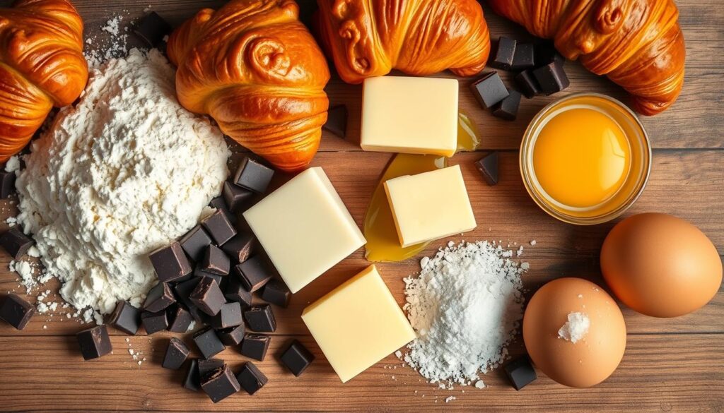 chocolate croissant ingredients