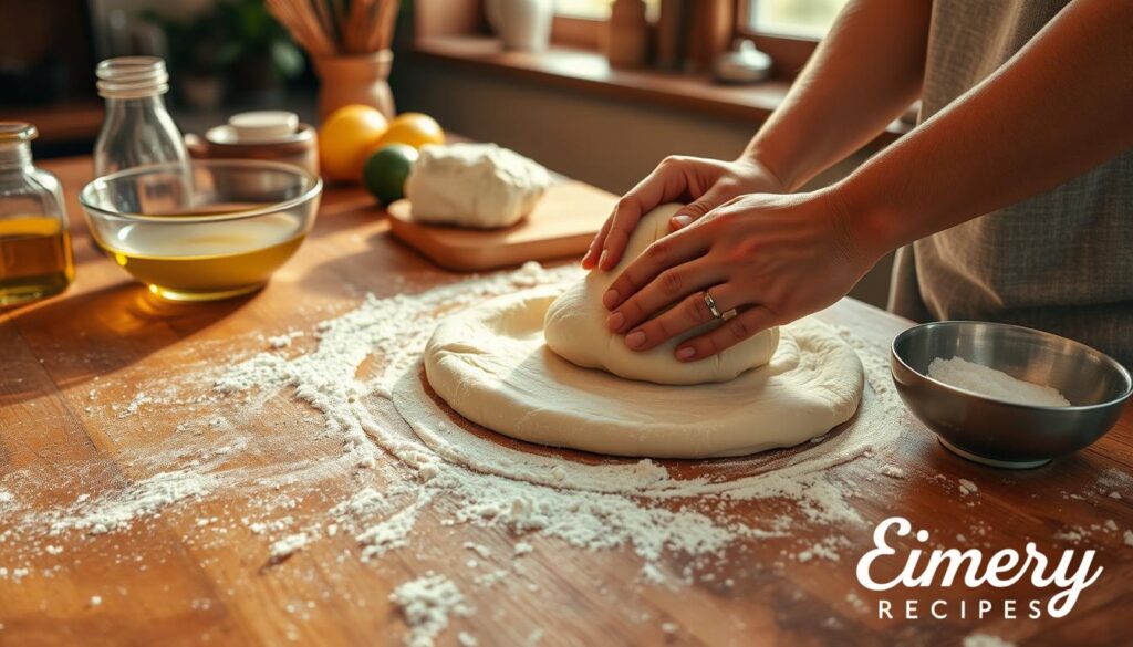 homemade pizza dough