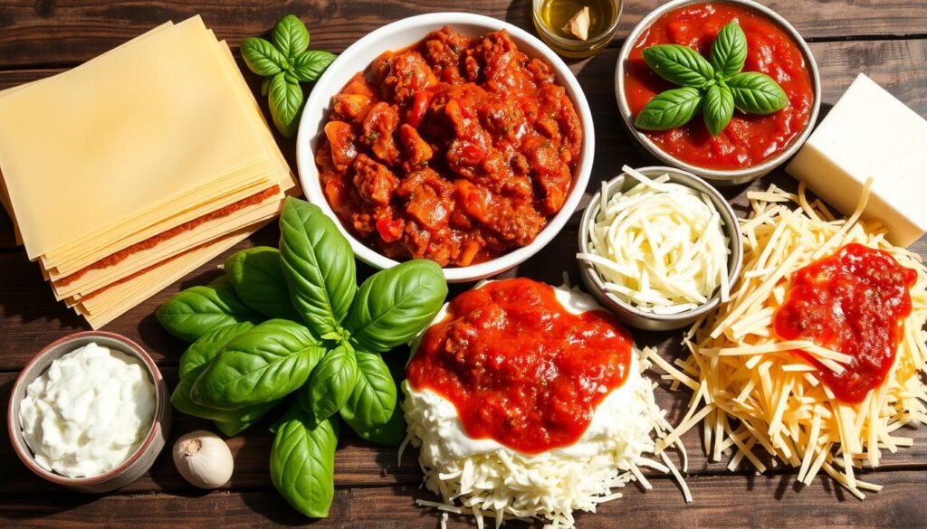 lasagna ingredients