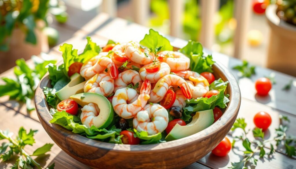 refreshing shrimp avocado salad