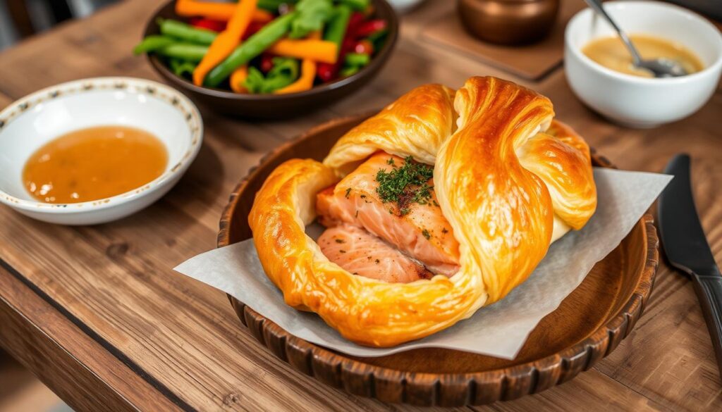 salmon en croute