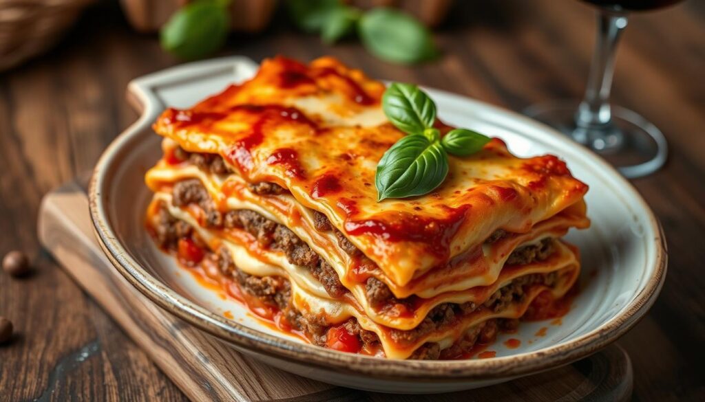 traditional Italian lasagna