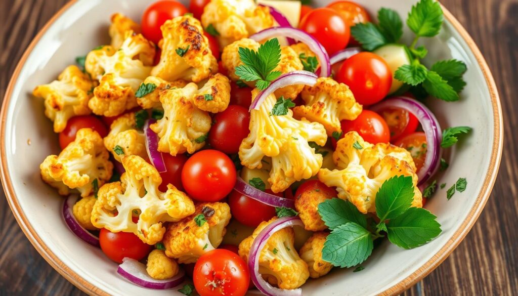 versatile roasted cauliflower salad